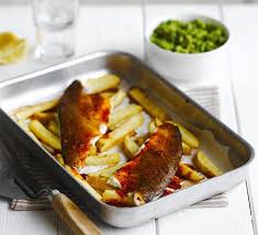 Piri Piri Fish Chips With Spicy Peas Recipe Bbc Good Food Recipes Fish And Chips Dinner Party Dishes
