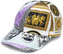 Versace Barocco Print Baseball Cap Farfetch Versace Mask Print Fashion Legend