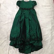 Jessica Mcclintock Emerald Green Child S Gown Girls Size 6x Girls Size 7 Dresses Gowns