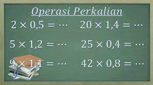 Berbagai macam sebutan itu menunjukkan bahwasanya nilai yang merupakan hasil pembagian sebuah bilangan dengan bilangan lainnya ataupun sering disebut dengan pecahan. Operasi Perkalian Bilangan Bulat Dengan Pecahan Desimal Youtube