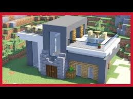 Minecraft Come Costruire Una Piccola Casa Moderna Youtube Modern Minecraft Houses Minecraft Architecture Minecraft Designs