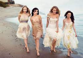 First Look Inside The Blake Lively Ryan Reynolds Wedding Mismatched Bridesmaid Dresses Bridesmaid Dresses Mismatched Bridesmaids