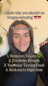 Scrape your tongue! Thank me later 🫶🏼👅, #ayurveda #ayurvedalifestyle  #ayurvedalife #ayurvedaeveryday #ayurvedamedicine #ayurvedamedicine  #ayurvedahealing #ayurvedatips #ayurvedayoga #holistic ...