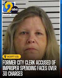 The former McCausland City Clerk faces more than 30 charges in connection  to improperly spending over $63,000 in city funds. Read more:  https://www.kcrg.com/2025/11/20/former-city-clerk-accused-improper-spending-faces-over-30-charges/