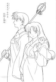 Inuyasha fan art inuyasha and sesshomaru coloring book pages coloring pages for kids m anime kawaii anime anime lineart anime sketch art sketches. Anime Inuyasha Coloring Pages