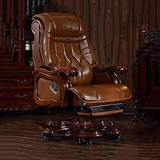 geng computer chair home office chair reclining swivel chair boss chair leather solid wood lift ame in 2021 home office chairs office chair design luxury office chairs