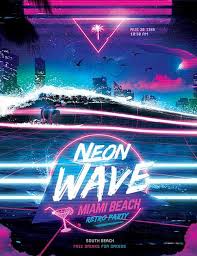 Check spelling or type a new query. Download The Neon Synthwave Flyer Templates Psd Ffflyer