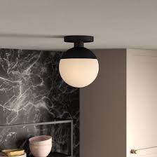 Signaturehardware.com has been visited by 10k+ users in the past month Mercury Row Yearby 1 Light Simple Globe Semi Flush Mount Reviews Wayfair