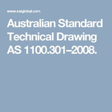 Australian Standard Technical Drawing As 1100 301 2008 Technical Drawing Drawings Technical