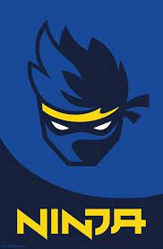 Fornite Ninja Poster 22 375 X 34 In 2021 Ninja Logo Ninja Wallpaper Ninja