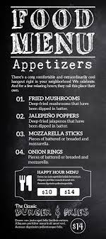 Pub Menu Template Mycreativeshop With Happy Hour Menu Template 10 Professional Templates Ideas 10 Prof Happy Hour Menu Menu Template Weekly Menu Template