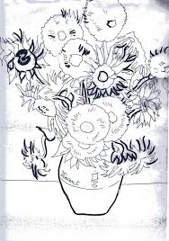 Elle représente pour certains la beauté, la. Comment Dessiner Un Bouquet De Fleurs Tournesols De Van Gogh Domi Dessins Et Peintures