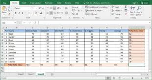Untuk yang menggunakan mail merge di microsoft word dan databasenya menggunakan excel, ada di contoh slip gaji word dan. Belajar Excel Cara Menghitung Nilai Rata Rata Di Microsoft Excel