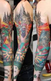 Full sleeve realistic temporary tattoo nylon stocking arm warmer 3d skulls black mens womens kids cycling sports fancy dress. Badass Tattoo Sleeves Novocom Top