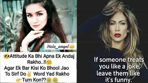 Check spelling or type a new query. Girls Attitude Quotes Best Attitude Quotes For Girls Attitude Quotes Inspirational Cottage Shayri Page