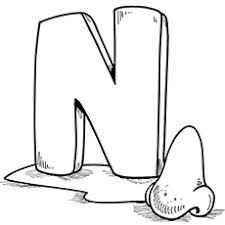 Cute letter n coloring page. Top 10 Free Printable Letter N Coloring Pages Online