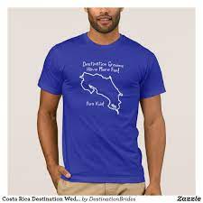 Costa Rica Destination Wedding Gift Grooms T Shirt Zazzle Com Shirts T Shirt T Shirts For Women