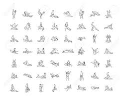 Part of the book deals with human sexual behavior. Kama Sutra Sexual Pose Sex Poses Illustration Of Man And Woman Royalty Free Cliparts Vectors And Stock Illustration Image 117807194