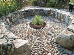 beautiful stone firepit at windcliff dan hinkleys amazing garden in indianola washington the martha stewart b decoration jardin amenagement jardin jardins