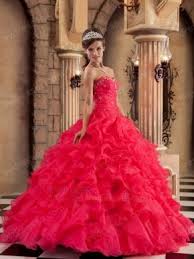 Deep Pink Cascade Skirt Coming Of Age Ceremony Girls Dress Quinceanera Robes Elegantes Robe Princesse