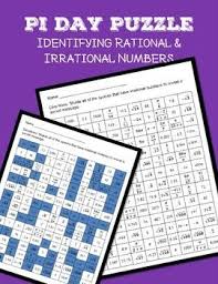 2020 pi day puzzle hunt. Pi Day Puzzle Activity For Rational Irrational Numbers Digital Paper Pi Day Irrational Numbers Teaching Algebra