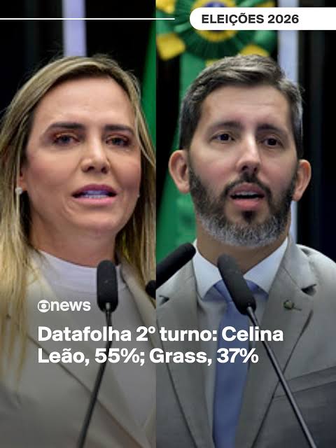 ELEIÇÕES NO DF - Pesquisa Datafolha divulgada nesta quinta-feira (8) mostra como está a disputa pelo governo do Distrito Federal no segundo turno das eleições. Quem lidera é Celina Leão (PP), com 55%