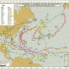 2017 North Atlantic Hurricane Season Track Map Download