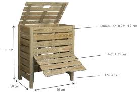 Composteur 400l Composteur Composteur Bois Composteur Palette