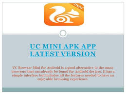 Download uc mini old versions android apk or update to uc mini latest version. Uc Mini Browser Application