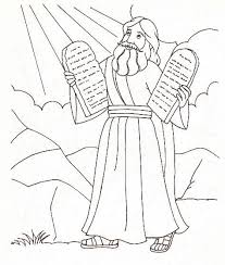 These coloring pages will help them understand the meaning behind each. Moses And The Ten Commandments Coloring Page Lecciones Para Ninos En La Iglesia Historias De La Biblia Para Ninos Lecciones Biblicas Para Ninos