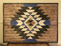 Awesome Aztec Wall Hanging Reclaimed Wood Art Wood Art Wood Wall Art
