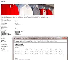 Size Chart Guide By Different Apparel Brands For Men And