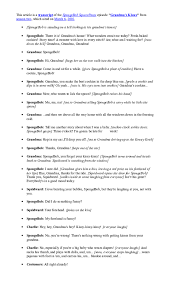Learn how to draw plankton from spongebob squarepants spongebob. Doc Transcript Spongebob Vigor Allo Academia Edu
