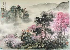 Blooming Flowers Taiwan Frameless