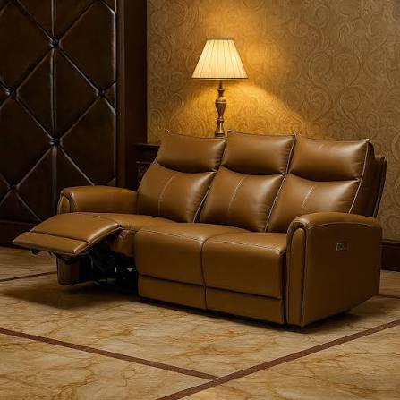 L-shape fabric sofa set with bolster cushions