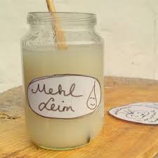 Selbstgemachter Naturkleber Bastelkleber Selber Machen Kleber Selber Machen Basteln