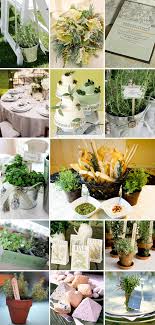 An Herb Garden Inspired Wedding