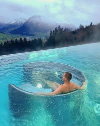 Keeping Warm In The Pool Thiago Lopez Official Hotel Villa Honegg Summer Travel Destinations Villa Honegg