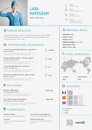 Cv Flight Attendant Modele Cv Sur Mesure Aviation Upcvup Modele Cv Cv Auxiliaire De Vie Personnel Navigant Commercial
