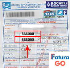 Doğalgaz faturasında abone no sayaç no tesisat no müşteri no sözleşme no nerede yazar? Isu Kocaeli Izmit Su Fatura Odeme Sorgulama Faturago