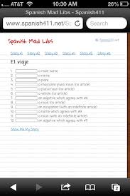 Mad libs in spanish printables. Spanish Mad Libs Juegos