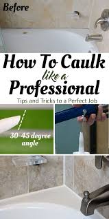 How To Caulk A Bathtub Diy Home Repair Home Repair Diy Home Improvement