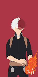 Minimal Anime Boy Shoto Todoroki Anime 1080x2160 Wallpaper Anime Wallpaper Phone Cute Anime Character Cute Anime Guys