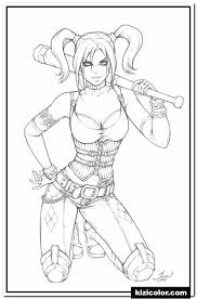 Well suited harley quinn coloring pages download ideas harley. Harley Quinn Coloring Pages Ideas Whitesbelfast Com