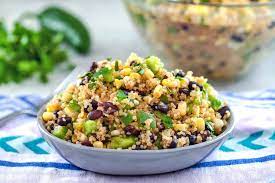 In a saucepan, bring 2 cups water to a boil. Quinoa Black Bean Corn Salad Recipe We Are Not Martha