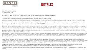 Les patrons de canal+ et netflix bras dessus, bras dessous. Fabien Randanne On Twitter Cette Fois C Est Officiel Canal Et Netflix Ont Signe Un Partenariat Des Le 15 Octobre Les Abonnes Canal Qui Souscriront Au Pack Cine Series Auront Acces Dans Un
