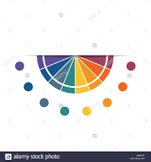 semicircle template for infographics with 8 parts options