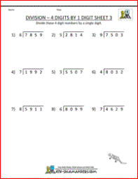 division worksheets