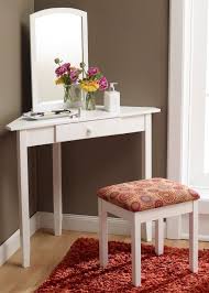 Pin By Laura Gusler On Home Is Where The Heart Is In 2020 Corner Vanity Table Bedroom Vanity Set Easy Home Decor