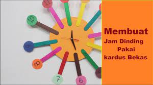 Jarum panjang jam menunjuk ke arah angka 12 dua belas maka gambar jam di. Membuat Jam Dinding Pakai Kardus Bekas Youtube